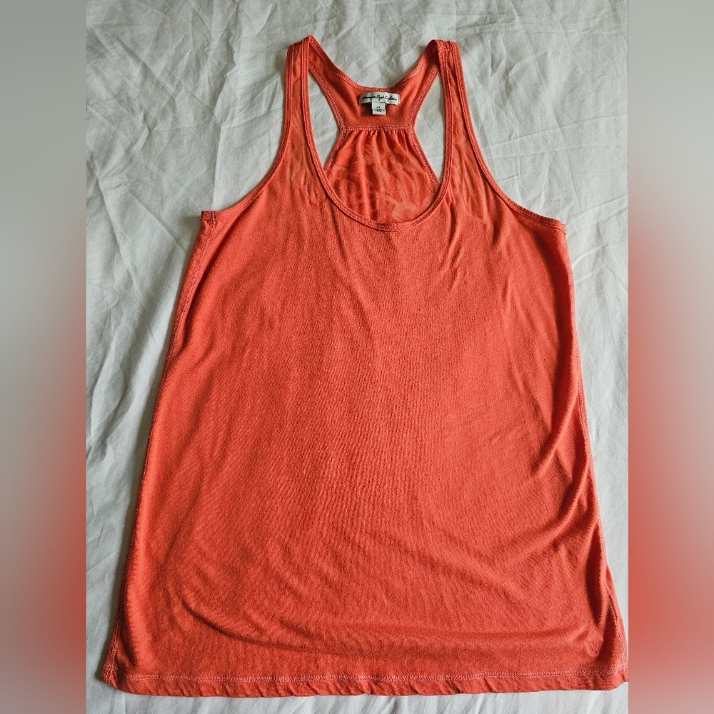 Women's Coral Burnout Tank Top